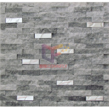 Grey Marble Mix Stainless Steel Mosaic (CFS1025)